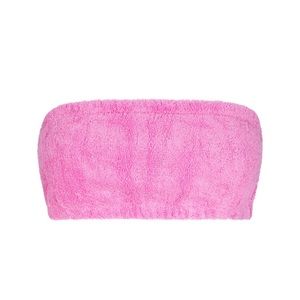NWT Skims Terry Bandeau Cover Up - Neon Orchid S
